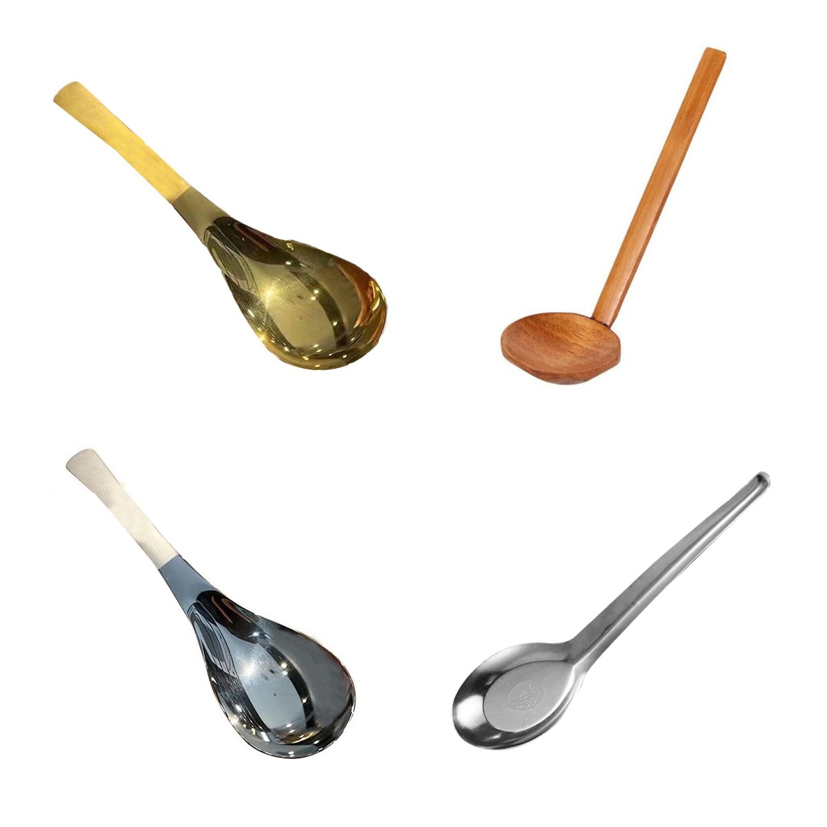 Home Cooking Japanese - 긴 손잡이 라멘 나무 숟가락, 일본