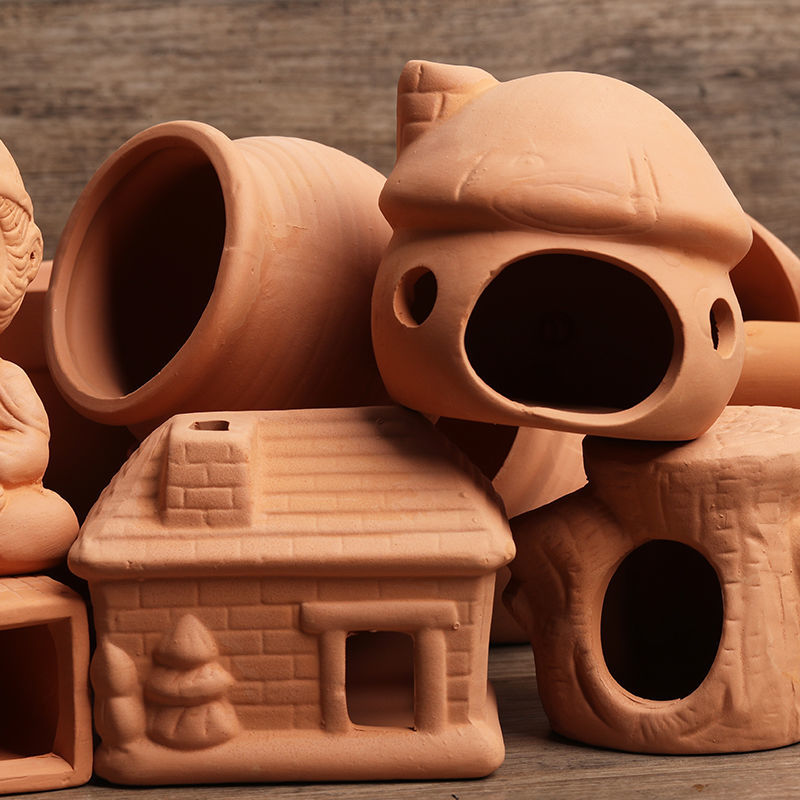 Tagine Clay Pot - 수족관 미니 세라믹 탱크 물고기 새우