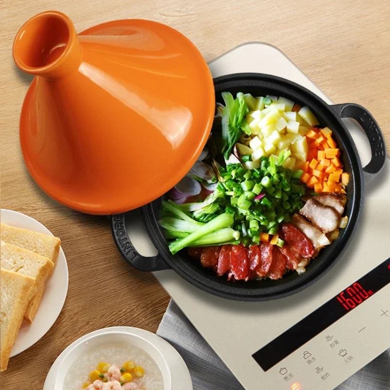 Tagine Clay Pot - 26cm 모로코산 주철 냄비 고급 에나멜