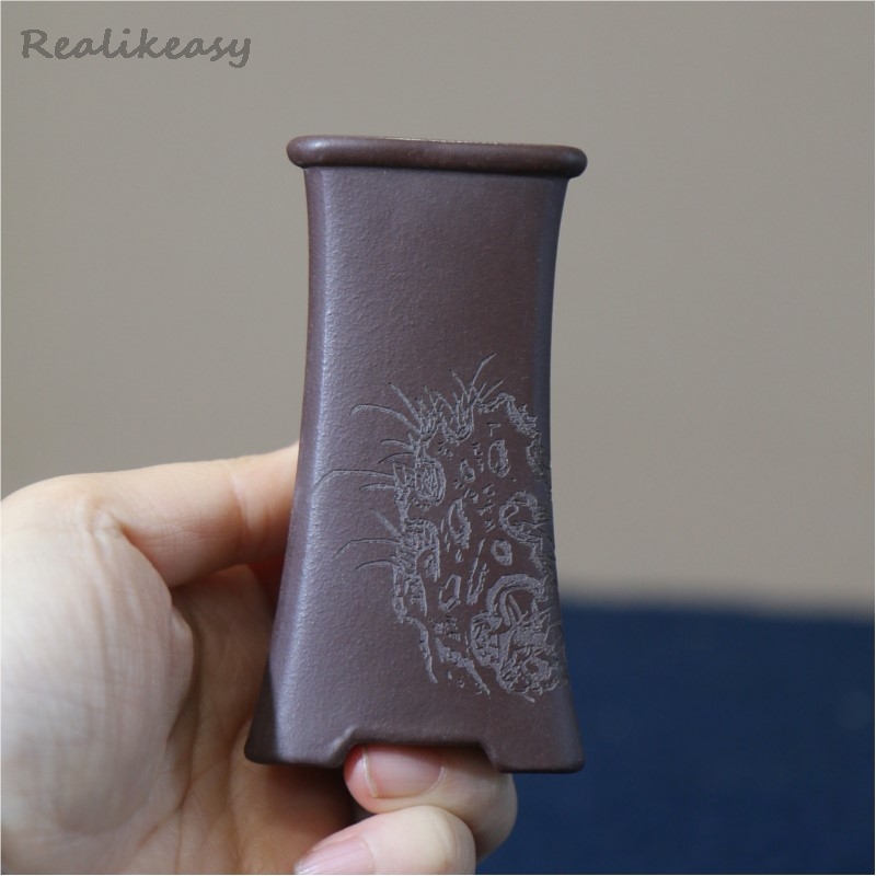 중국어 보라색 점토 꽃 냄비 미니 조각 다육 식물 꽃  - Tagine Clay Pot 리뷰 및 가격