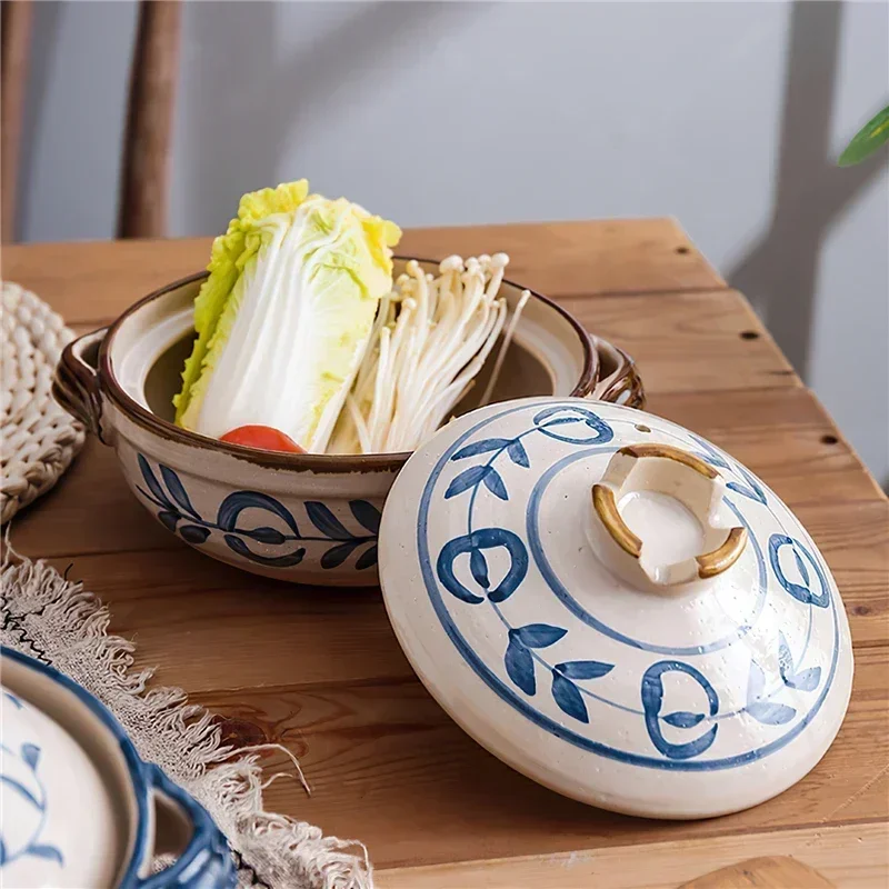세라믹 캐서롤 일본식 점토 수프 냄비 수제 페인팅 조리 - Home Cooking Japanese 리뷰 및 가격