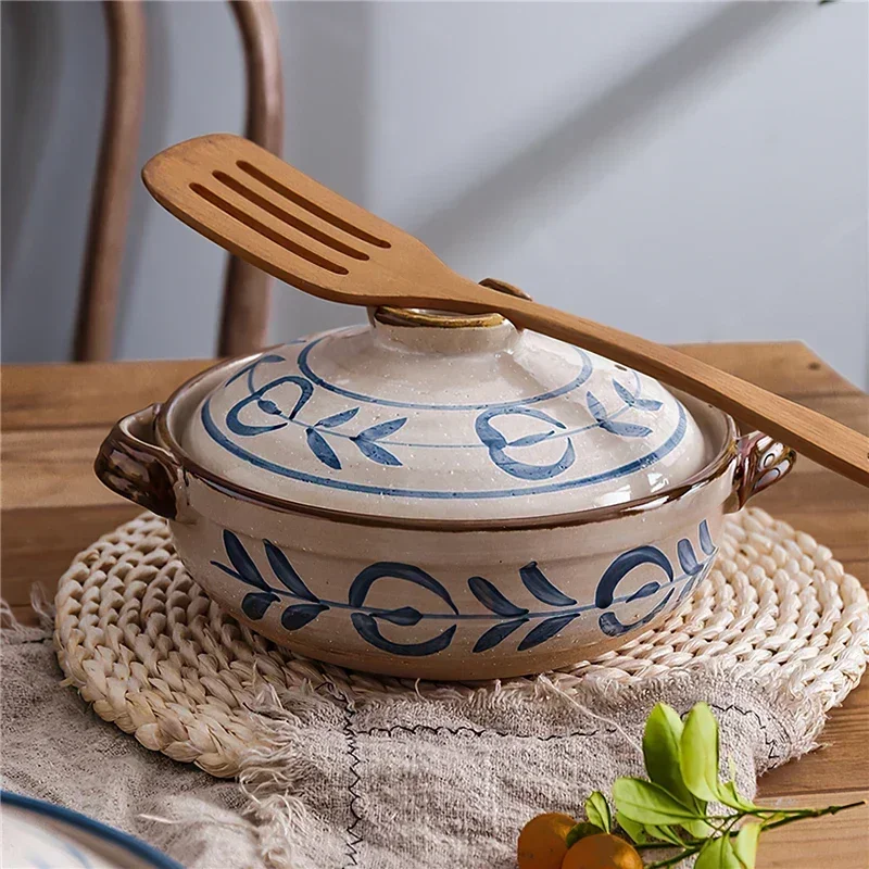 세라믹 캐서롤 일본식 점토 수프 냄비 수제 페인팅 조리 - Home Cooking Japanese 리뷰 및 가격