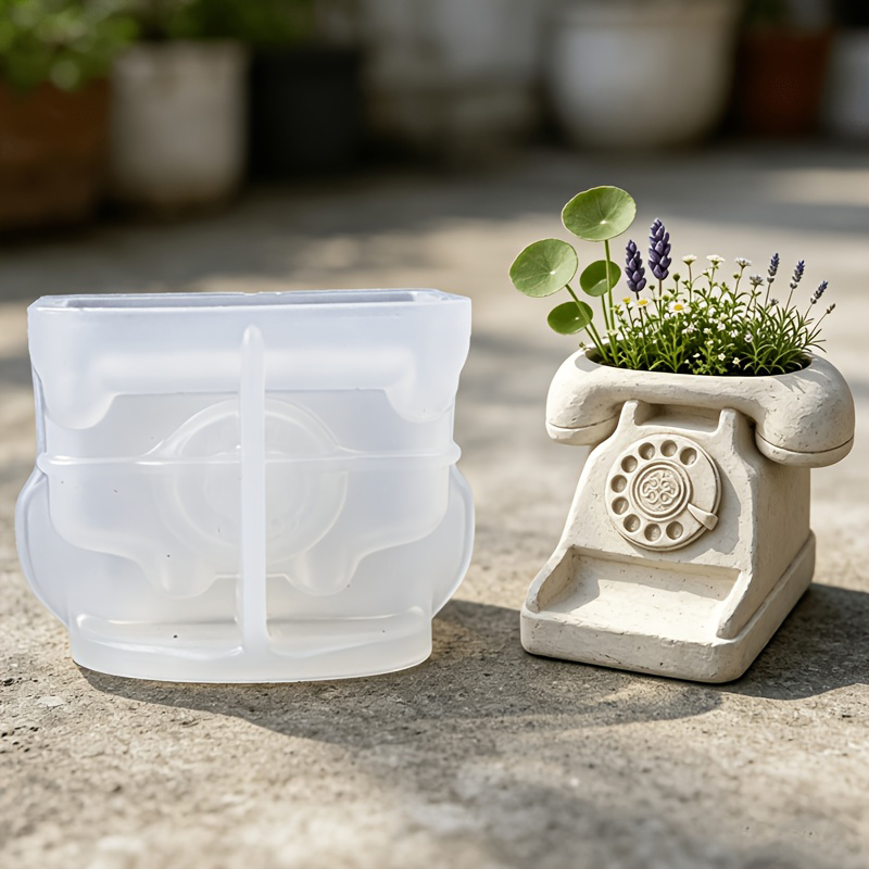 3D 빈티지 회전식 전화기 다육식물 화분 실리콘 몰드  - Tagine Clay Pot 리뷰 및 가격