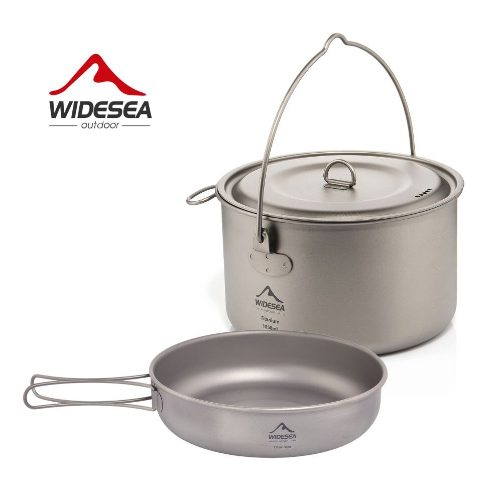 Widesea 캠핑 식기 티타늄 조리기구 세트, 관광  - Paella Pan Steel 리뷰 및 가격