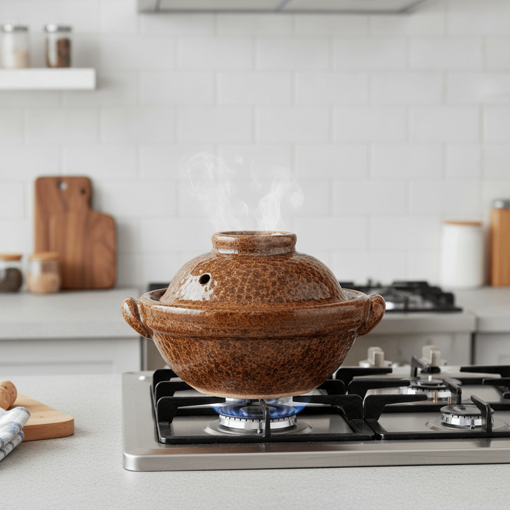 도자기 이중 손잡이 냄비 이중 유약층 내열성 죽솥 망치 - Tagine Clay Pot 리뷰 및 가격