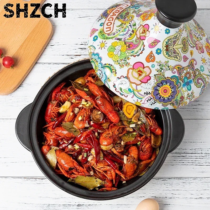 2L 세라믹 타진 점토 냄비 스튜 캐서롤, 고온 내열  - Tagine Clay Pot 리뷰 및 가격