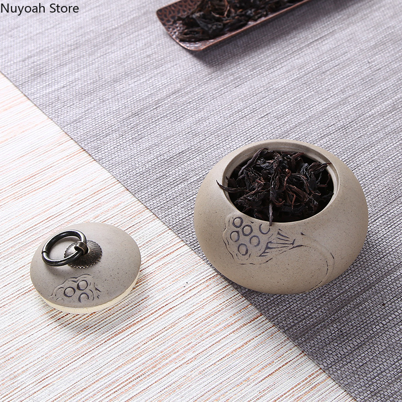 차 캐디 세라믹 보라색 점토 석기 크고 작은 차 봉인  - Tagine Clay Pot 리뷰 및 가격