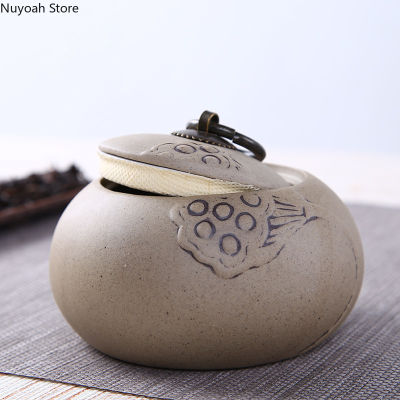 차 캐디 세라믹 보라색 점토 석기 크고 작은 차 봉인  - Tagine Clay Pot 리뷰 및 가격