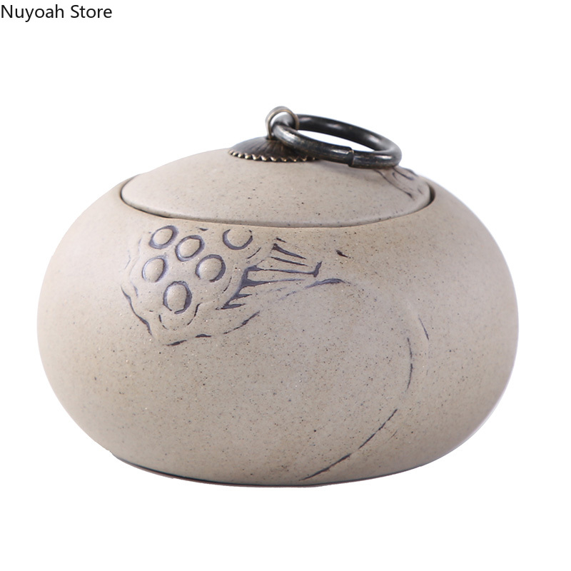 차 캐디 세라믹 보라색 점토 석기 크고 작은 차 봉인  - Tagine Clay Pot 리뷰 및 가격