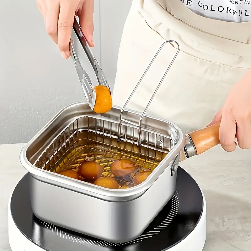 스테인리스 스틸 사각형 딥 프라이팬(집게 포함), 다용 - Paella Pan Steel 리뷰 및 가격