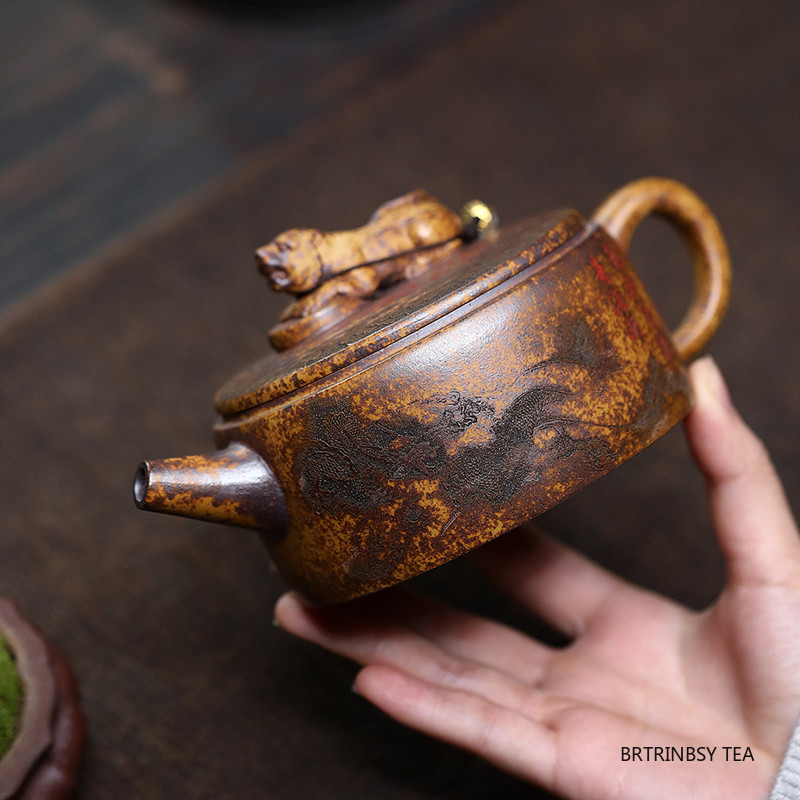 중국 Yixing 보라색 점토 주전자 수제 드래곤 타이 - Tagine Clay Pot 리뷰 및 가격