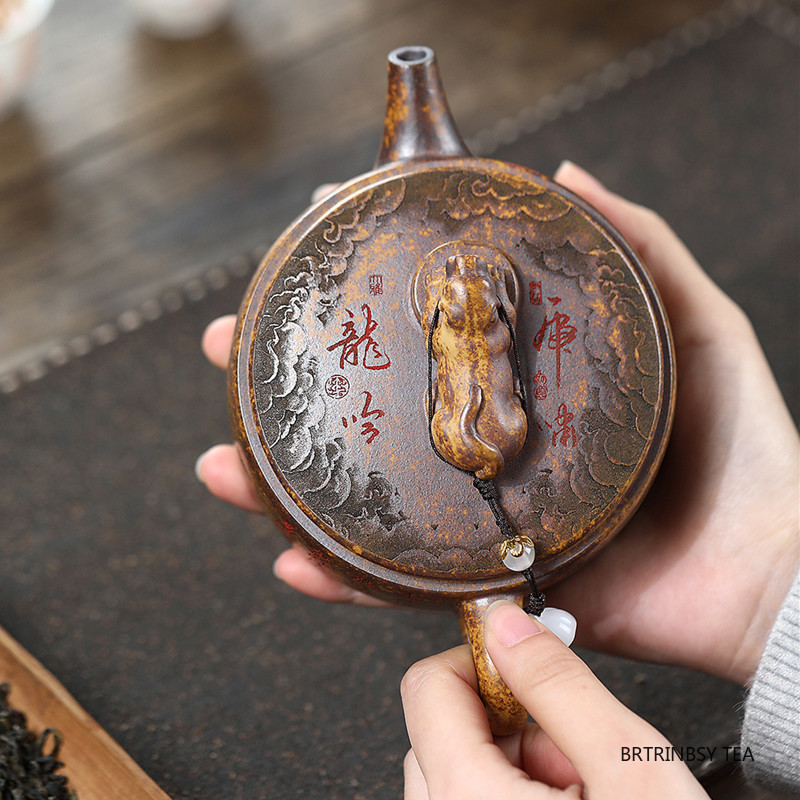 중국 Yixing 보라색 점토 주전자 수제 드래곤 타이 - Tagine Clay Pot 리뷰 및 가격